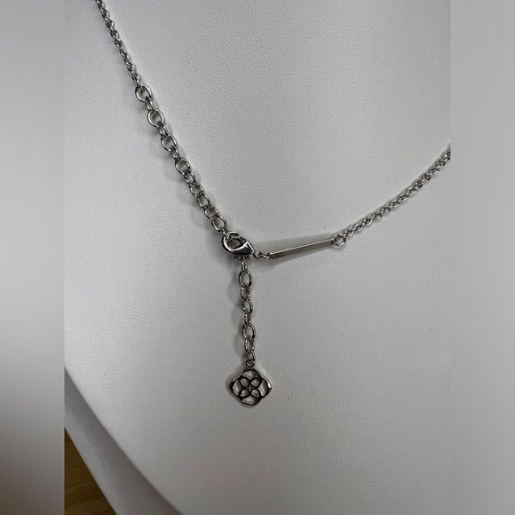 Kendra Scott Elisa Silver Turquoise Necklace - Picture 4 of 6